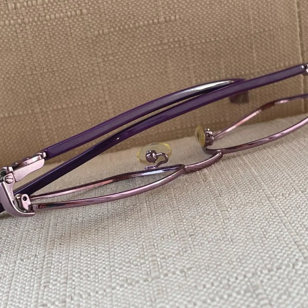Bulova Women Eyeglasses Voilet Tone Glasses PIEDMENT 51[]15 135 Frame